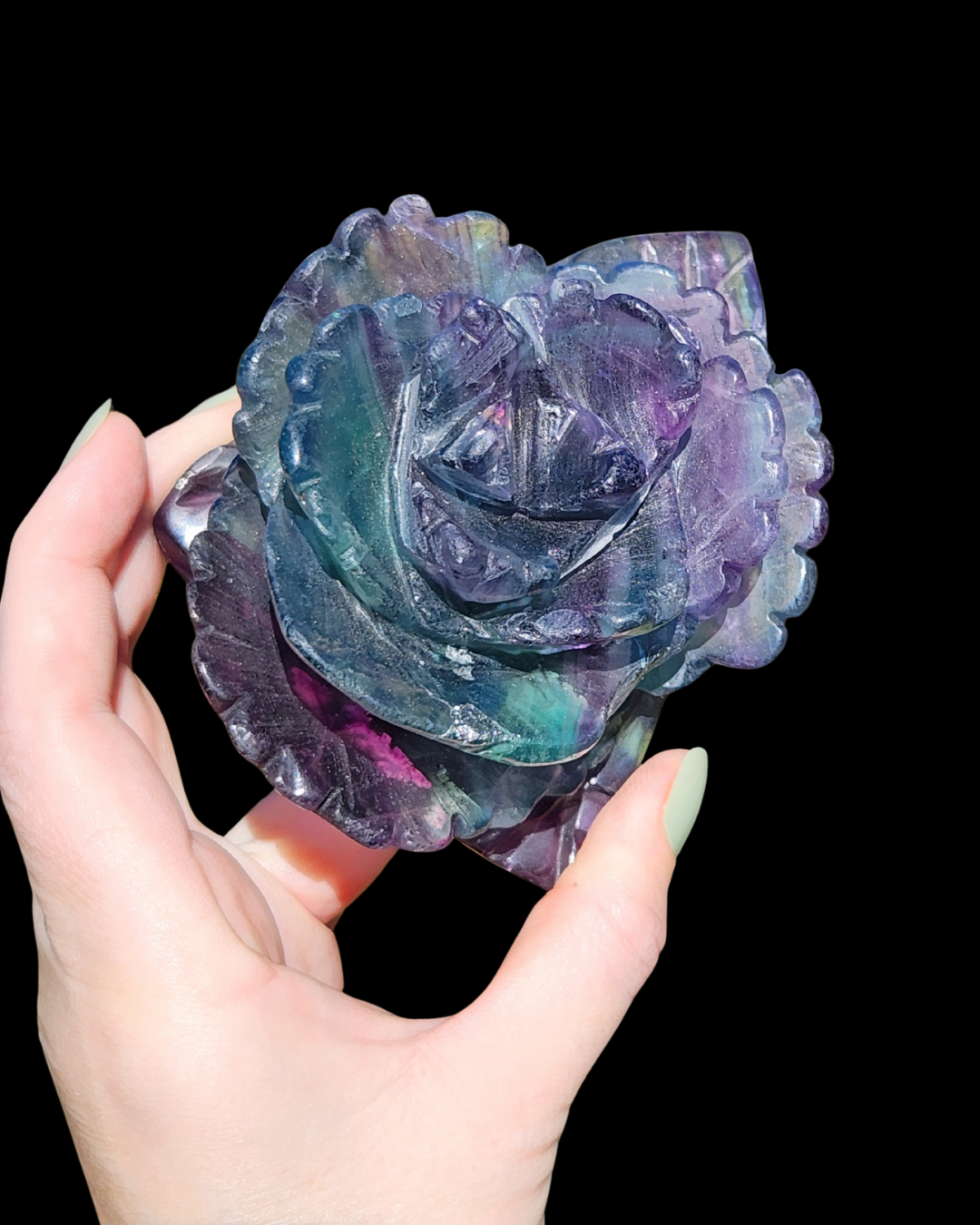 Lotus Flower - Fluorite