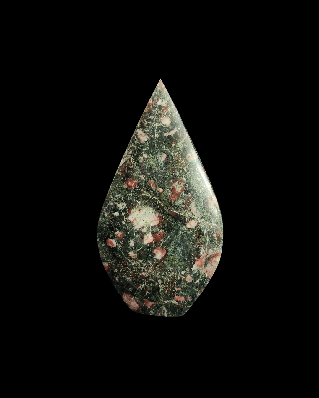 Teardrop - Plum Blossom Jasper