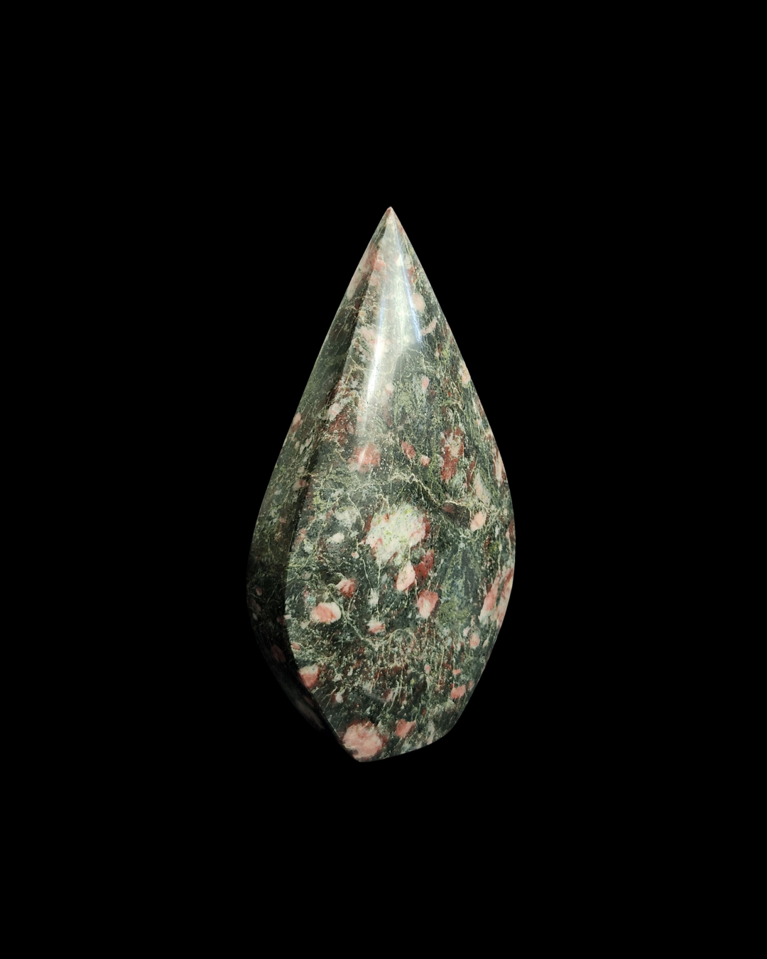 Teardrop - Plum Blossom Jasper