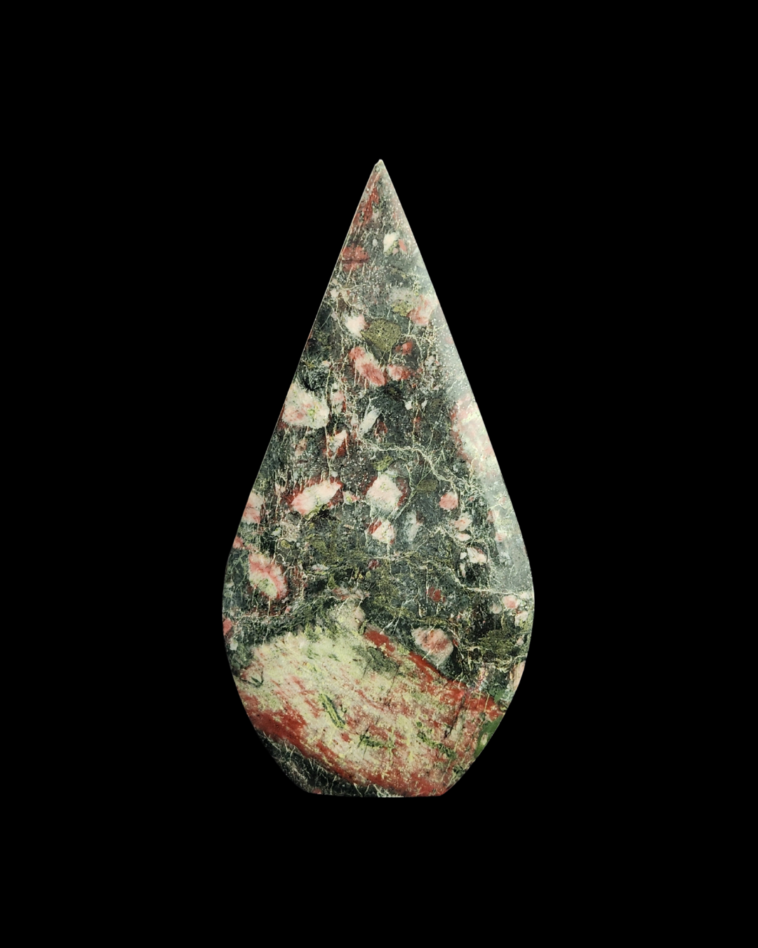 Teardrop - Plum Blossom Jasper