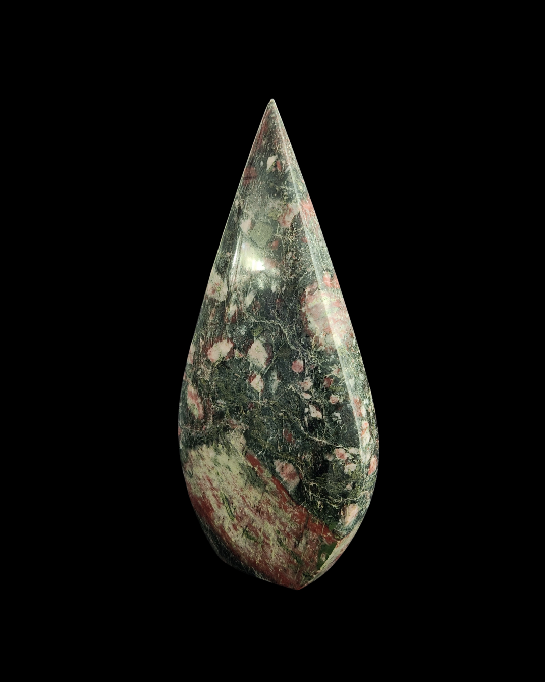 Teardrop - Plum Blossom Jasper