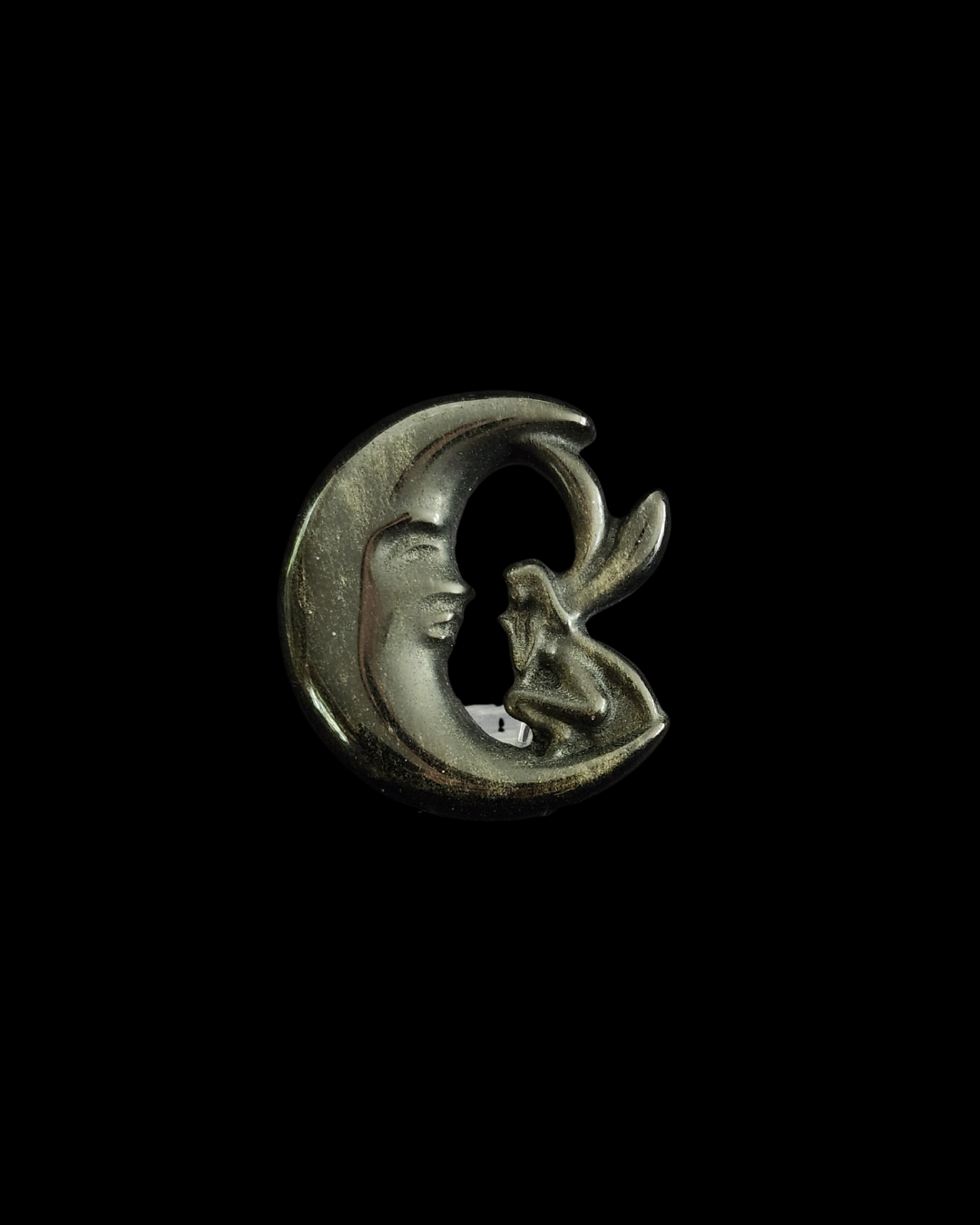 Fairy & Moon - Gold Obsidian