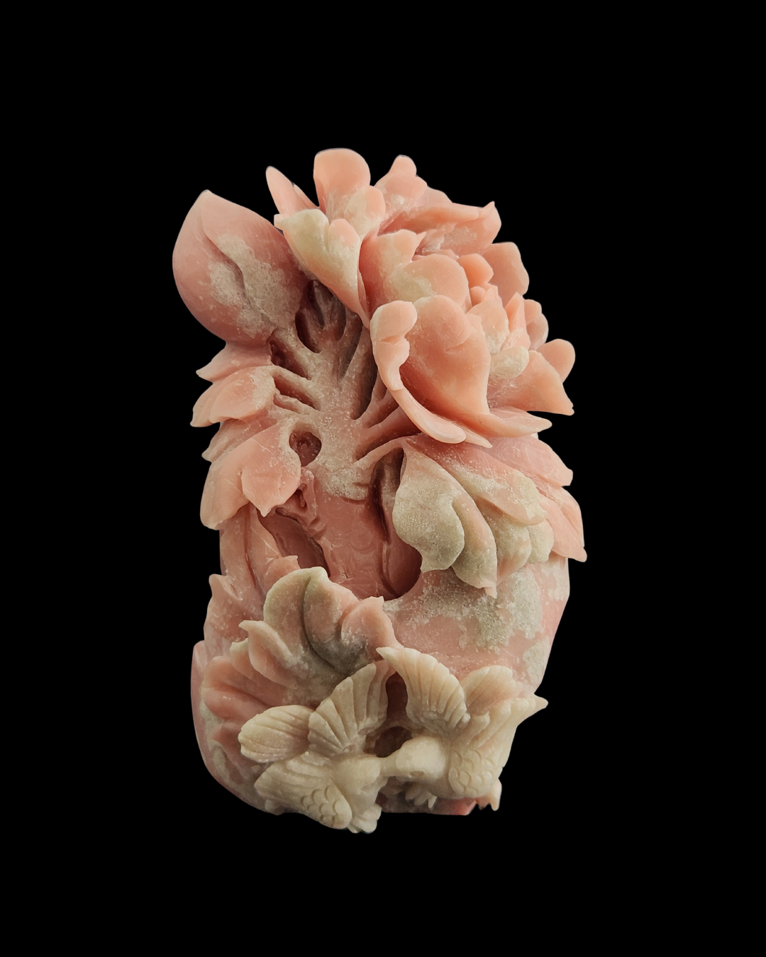 Flower & Birds - Pink Opal