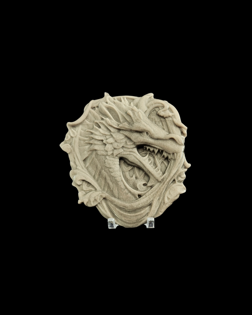 Dragon - Silver Obsidian