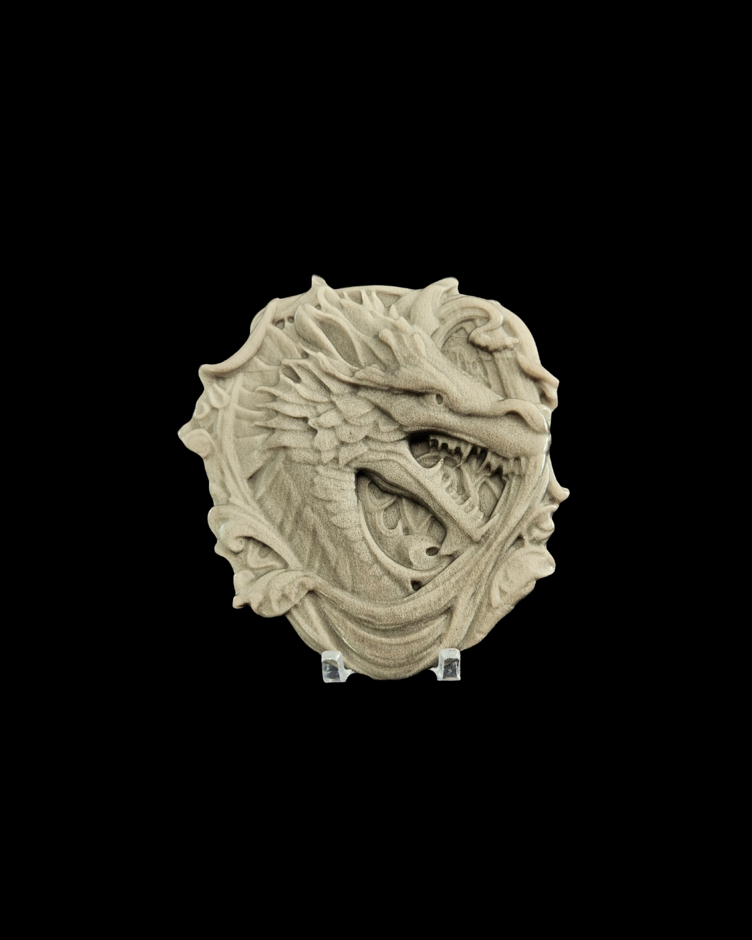 Dragon - Silver Obsidian