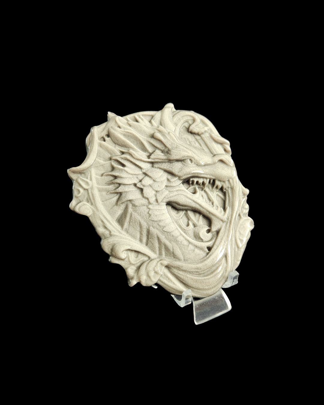 Dragon - Silver Obsidian