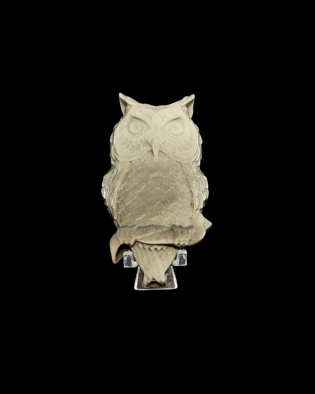 Owl - Silver Obsidian