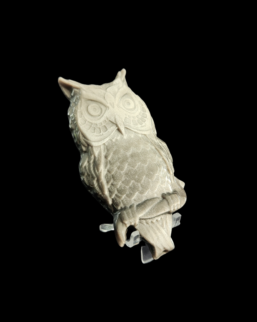 Owl - Silver Obsidian