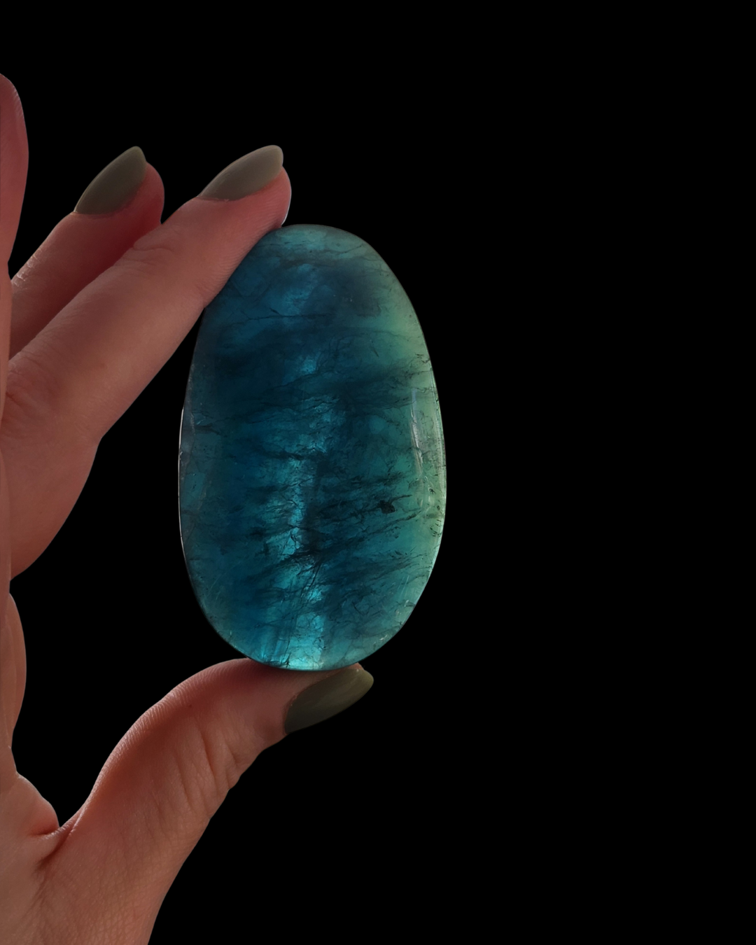 Palm Stone - Fluorite