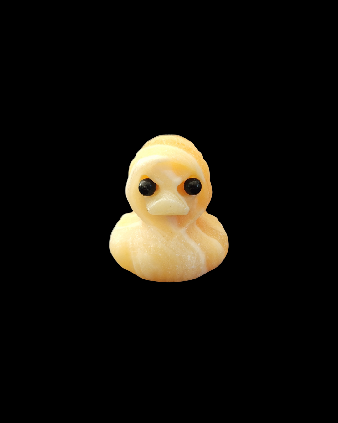 Duck in Hood - Yellow Calcite