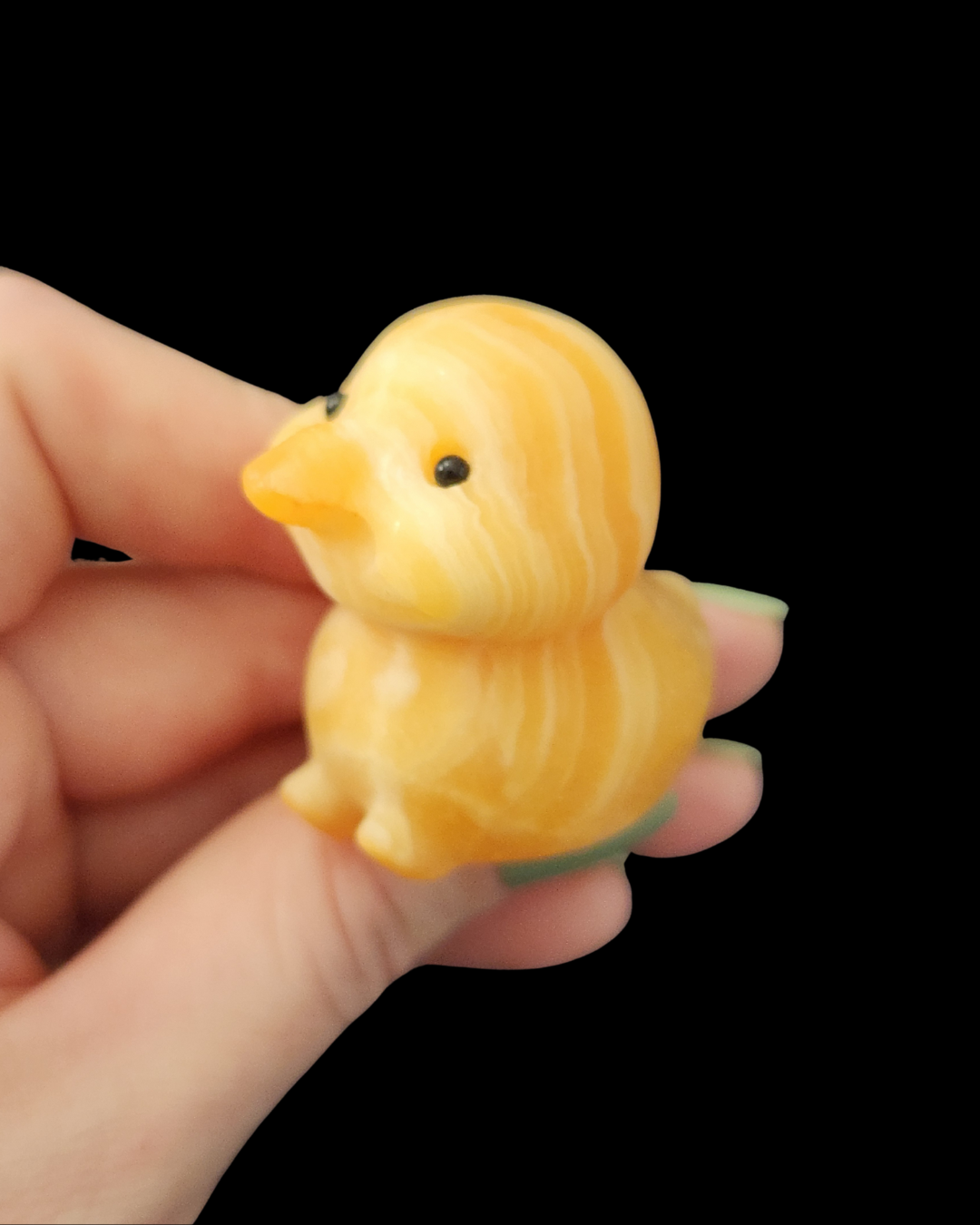 Duck - Yellow Calcite