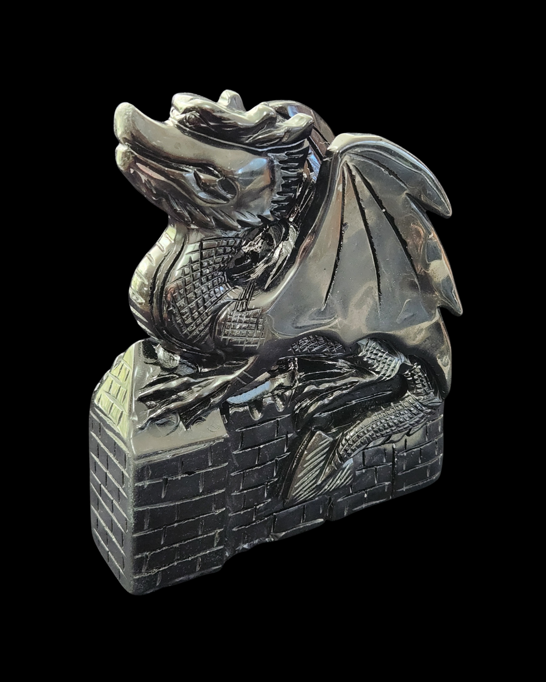 Dragon - Black Obsidian