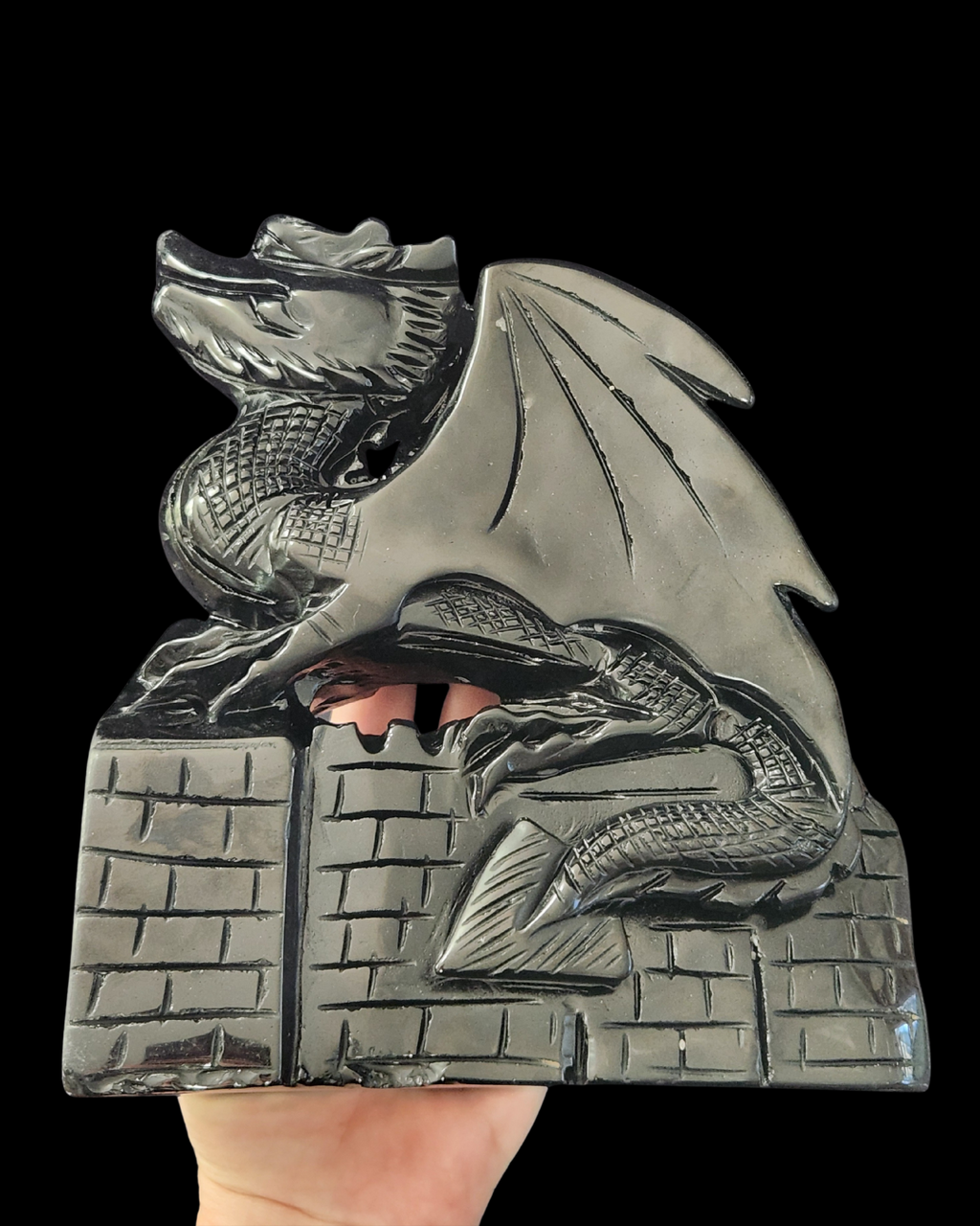 Dragon - Black Obsidian