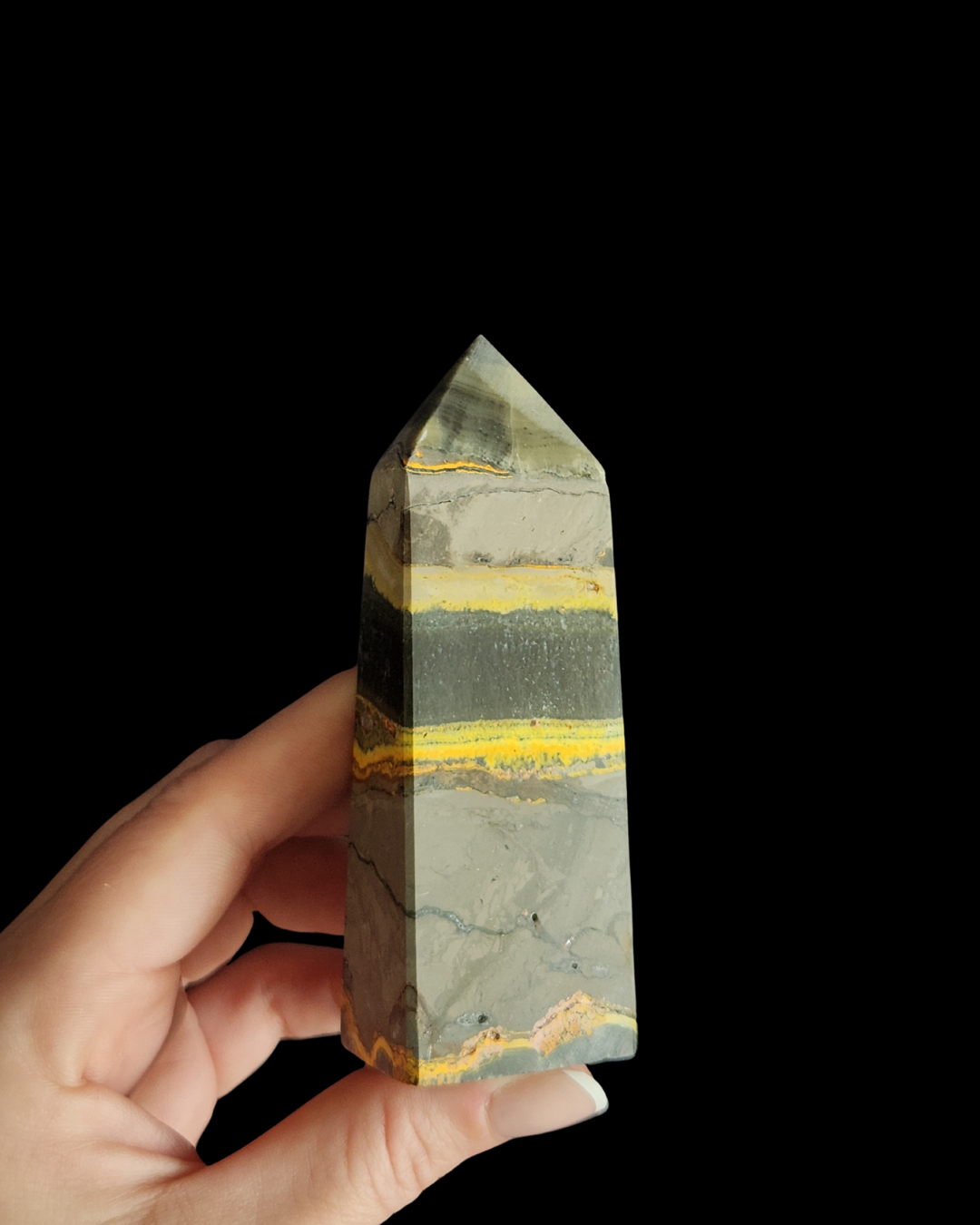Obelisk - Bumble Bee Jasper