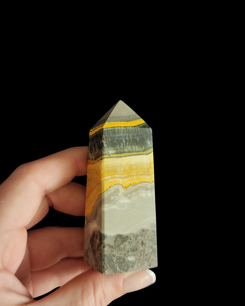 Obelisk - Bumble Bee Jasper
