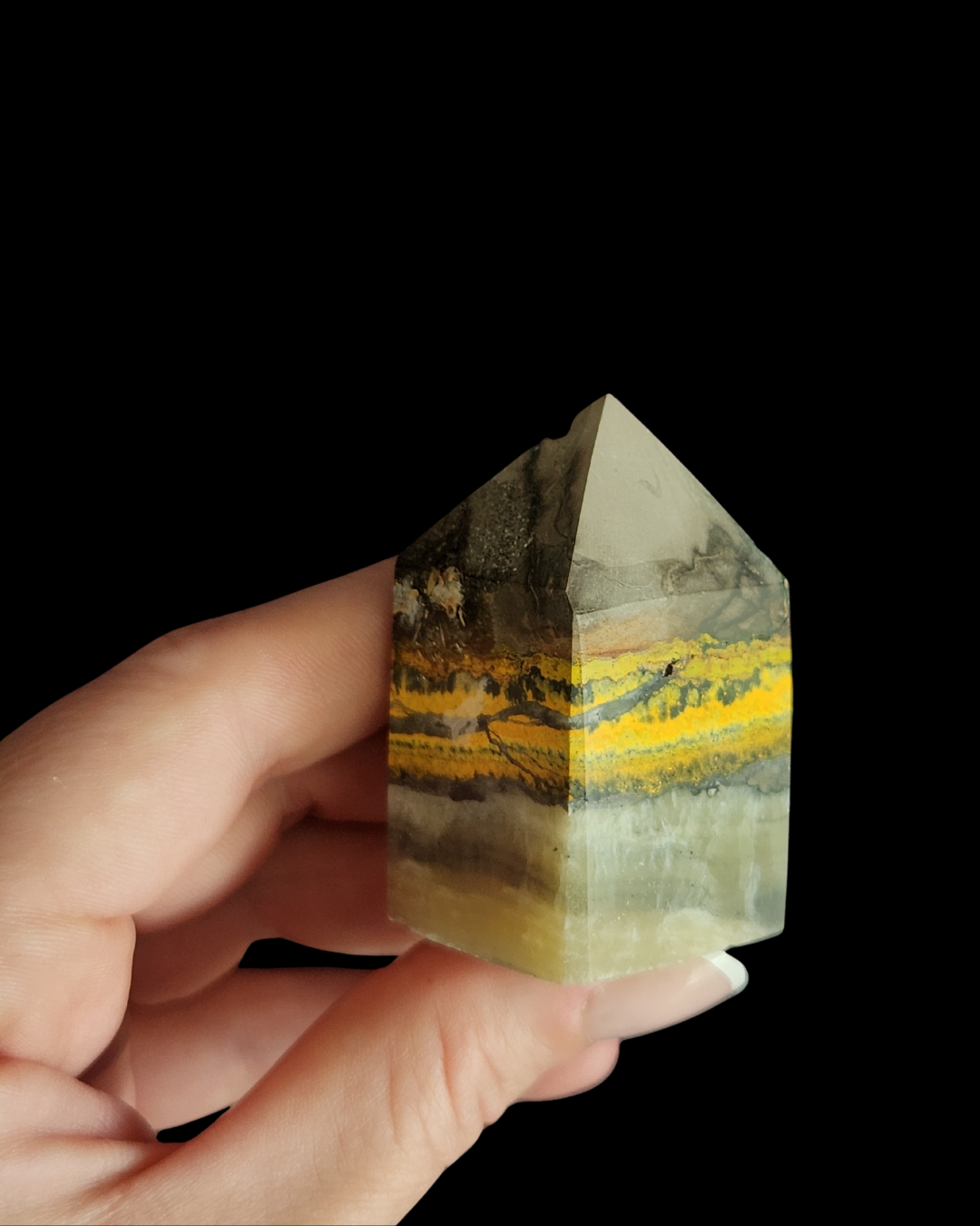 Obelisk - Bumble Bee Jasper