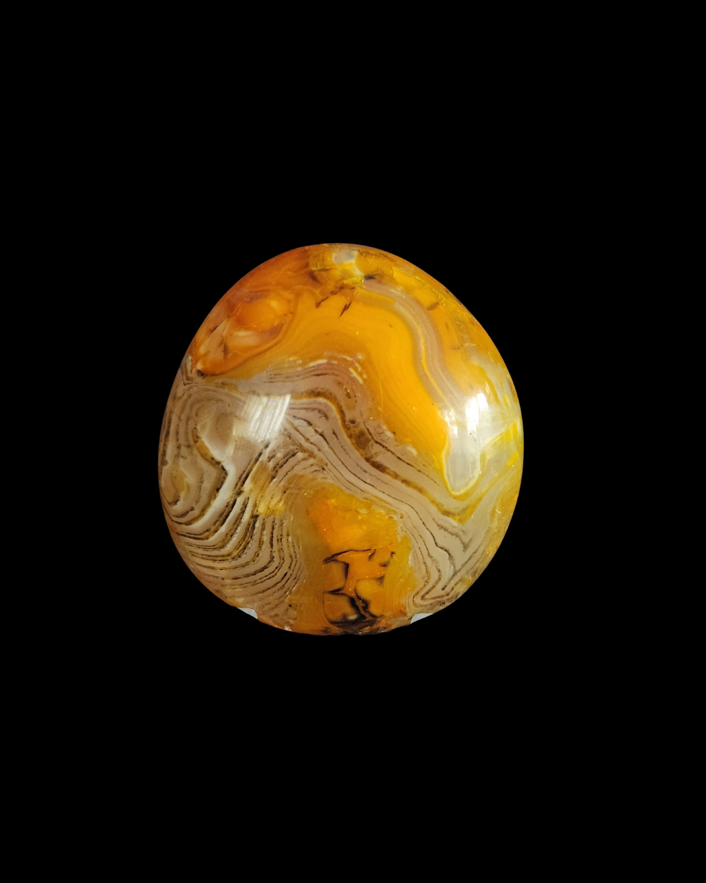 Palm Stone - Bumble Bee Jasper