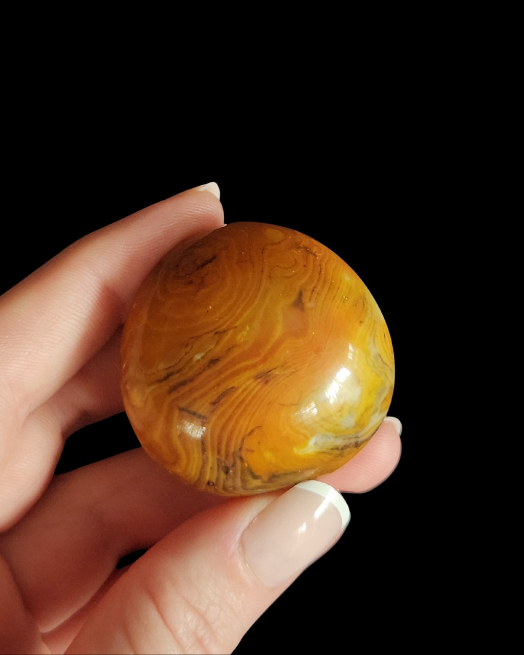 Palm Stone - Bumble Bee Jasper