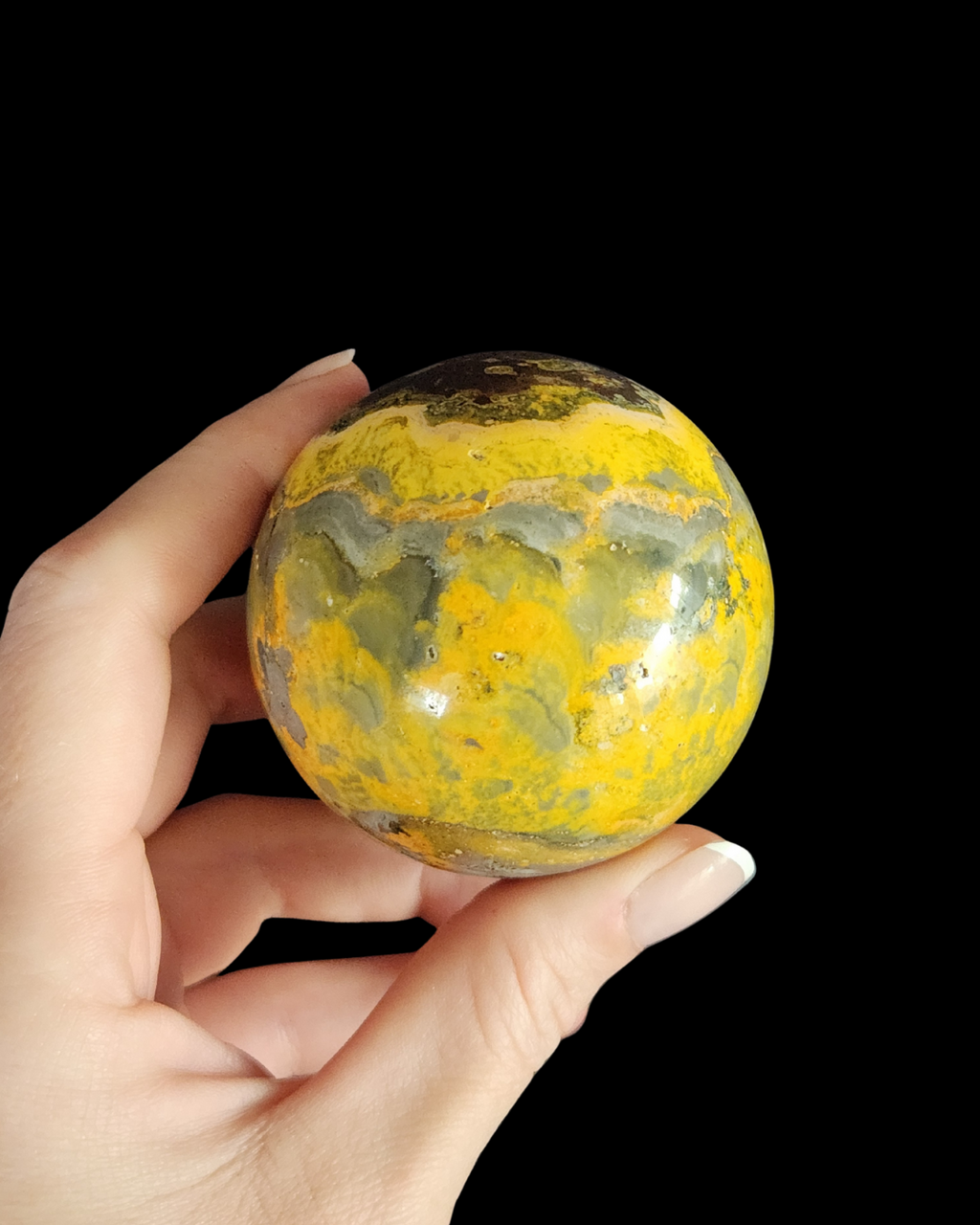 Sphere - Bumble Bee Jasper