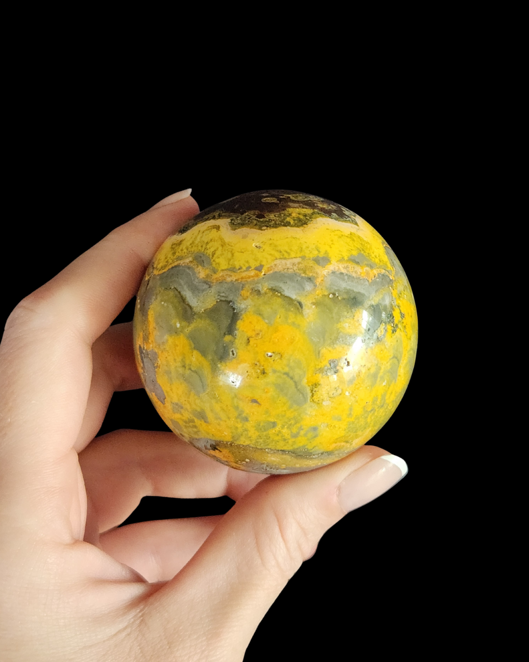 Sphere - Bumble Bee Jasper