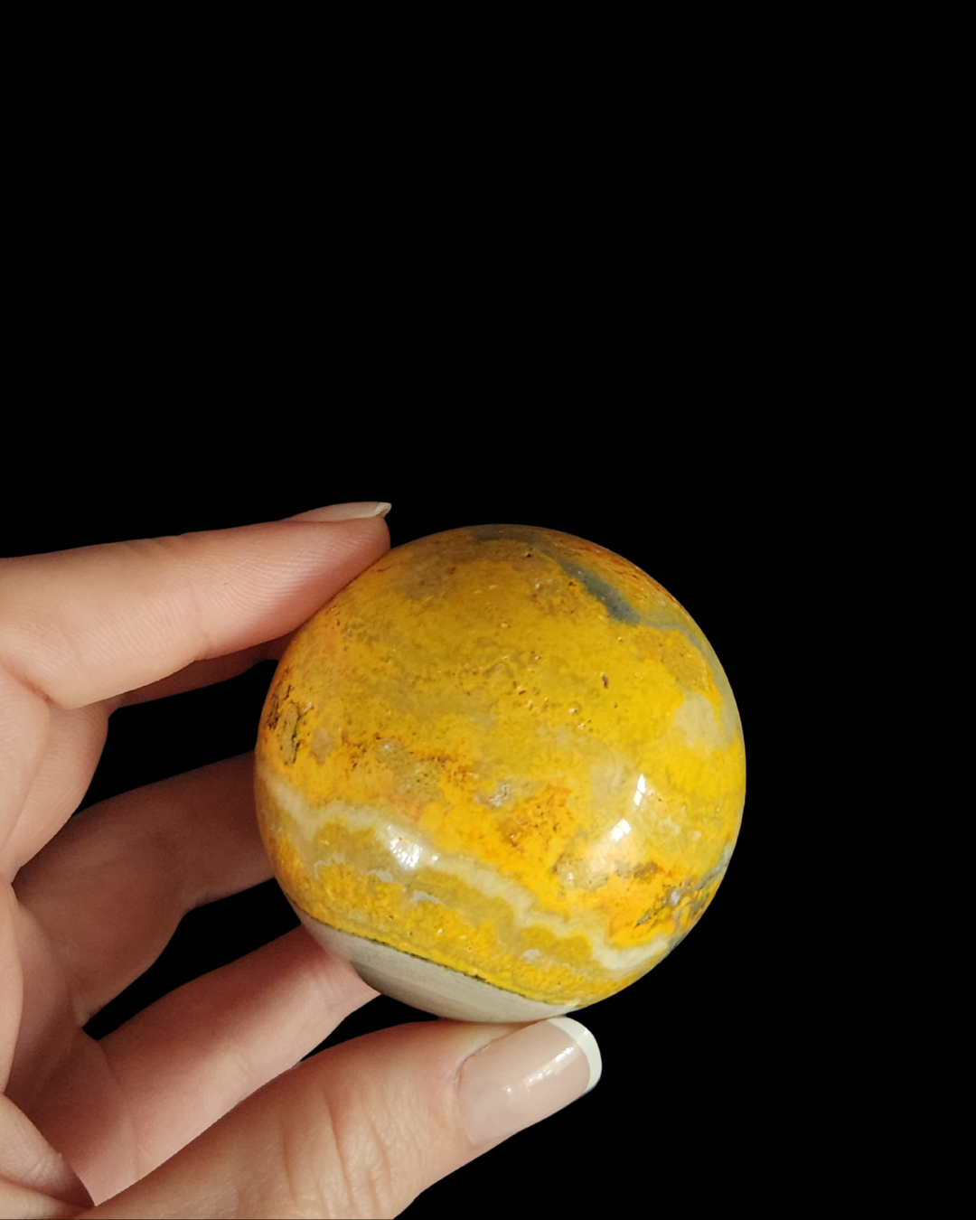 Sphere - Bumble Bee Jasper