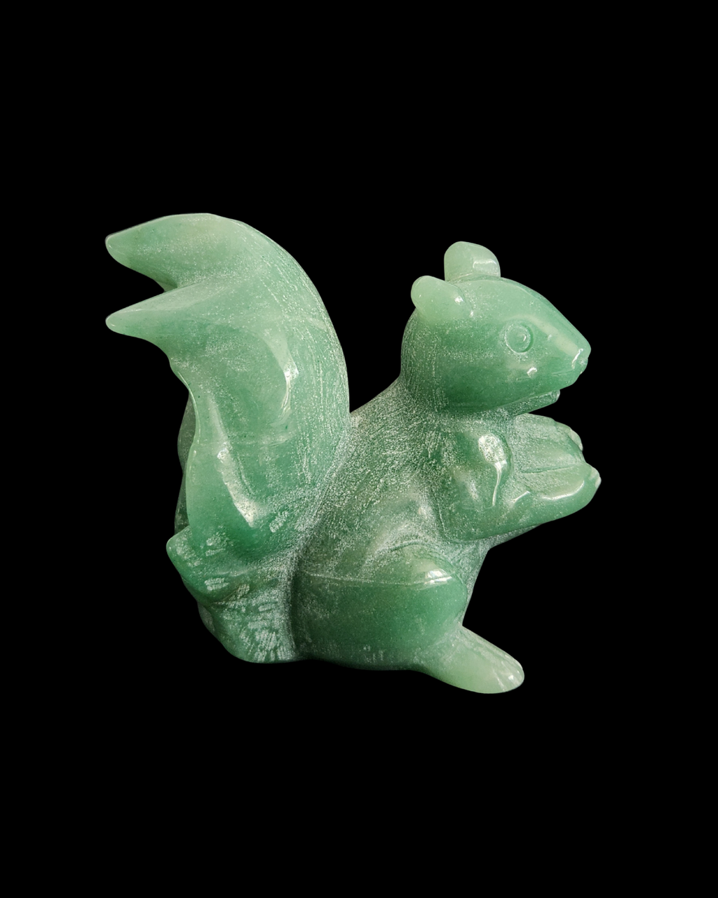 Squirrel - Green Adventurine