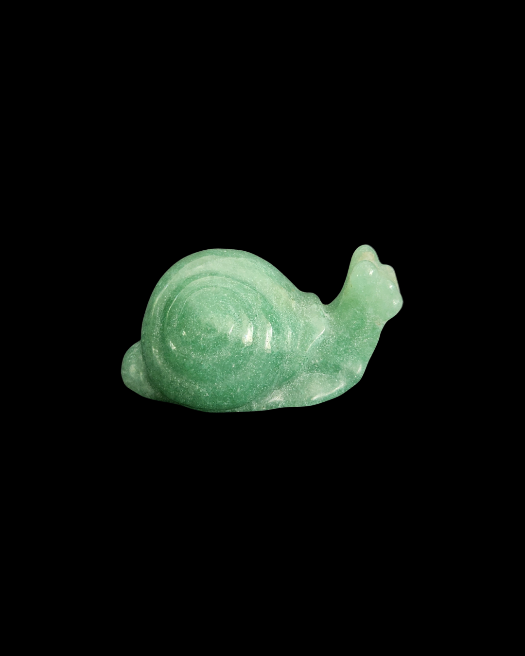 Snail - Green Aventurine