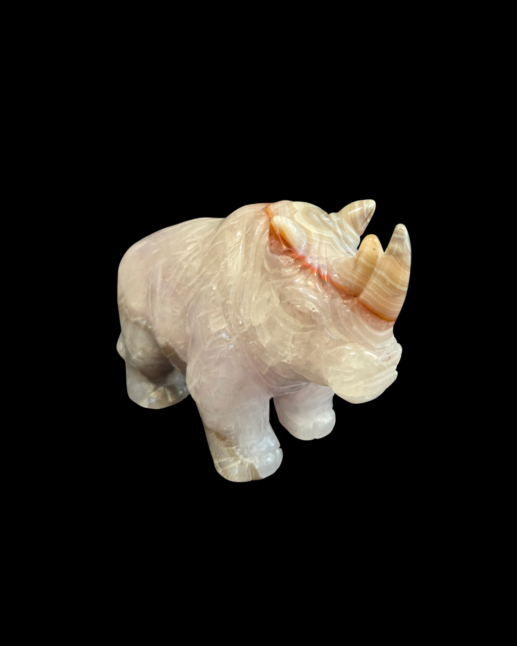 Rhinoceros - Mexican Amethyst Agate