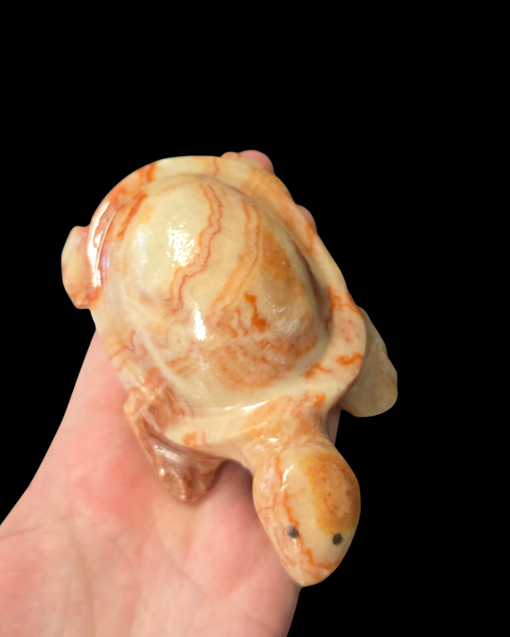 Turtle - Pork Stone (Red Banded Calcite)