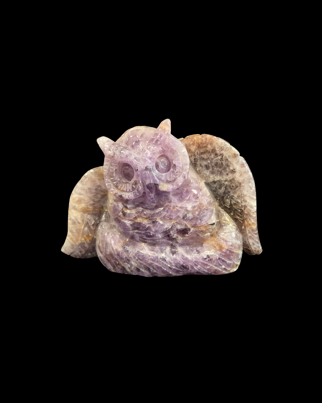 Owl - Mexican Amethyst Agate