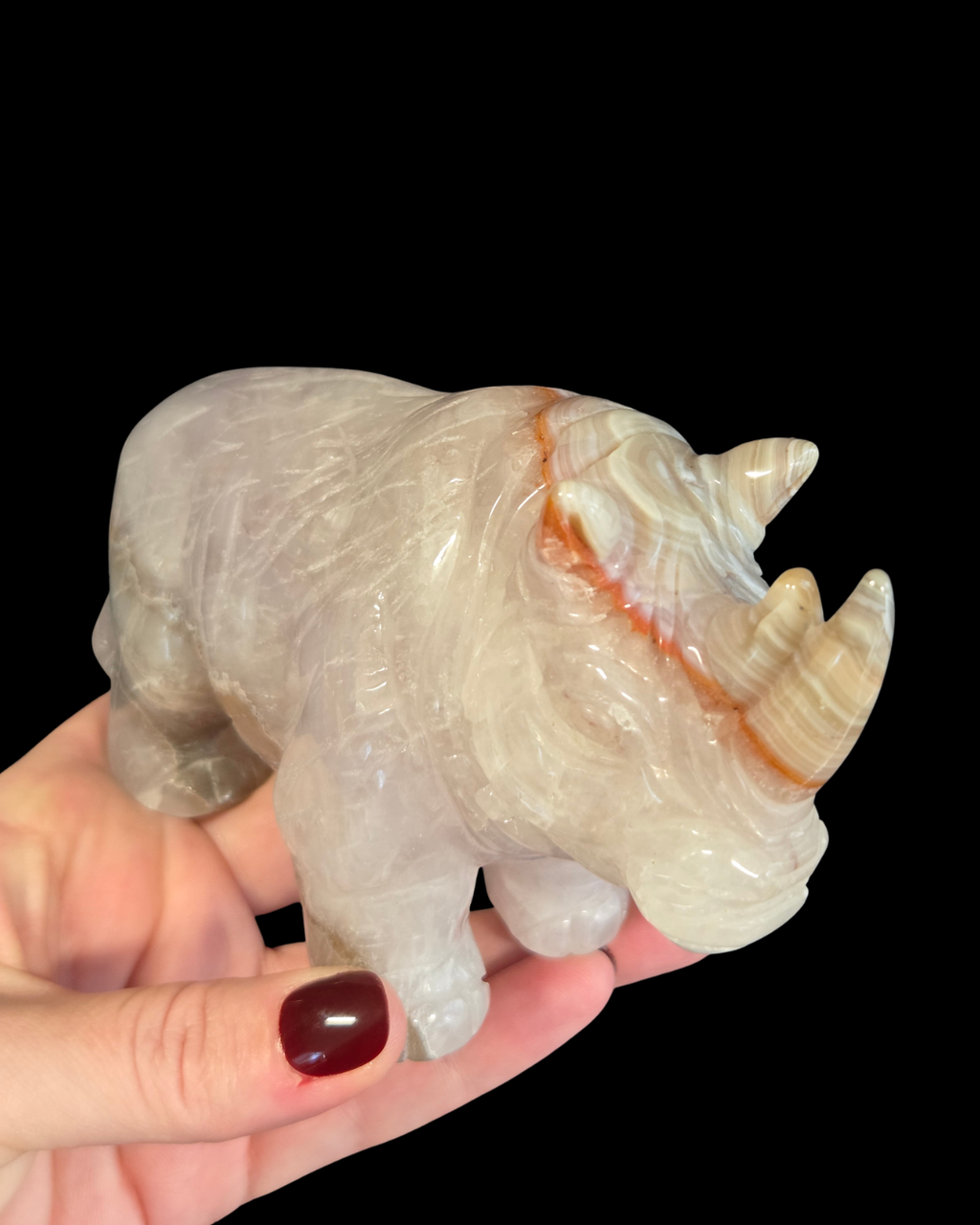 Rhinoceros - Mexican Amethyst Agate