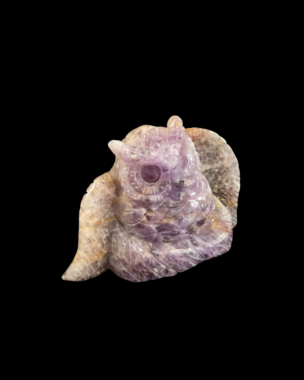 Owl - Mexican Amethyst Agate