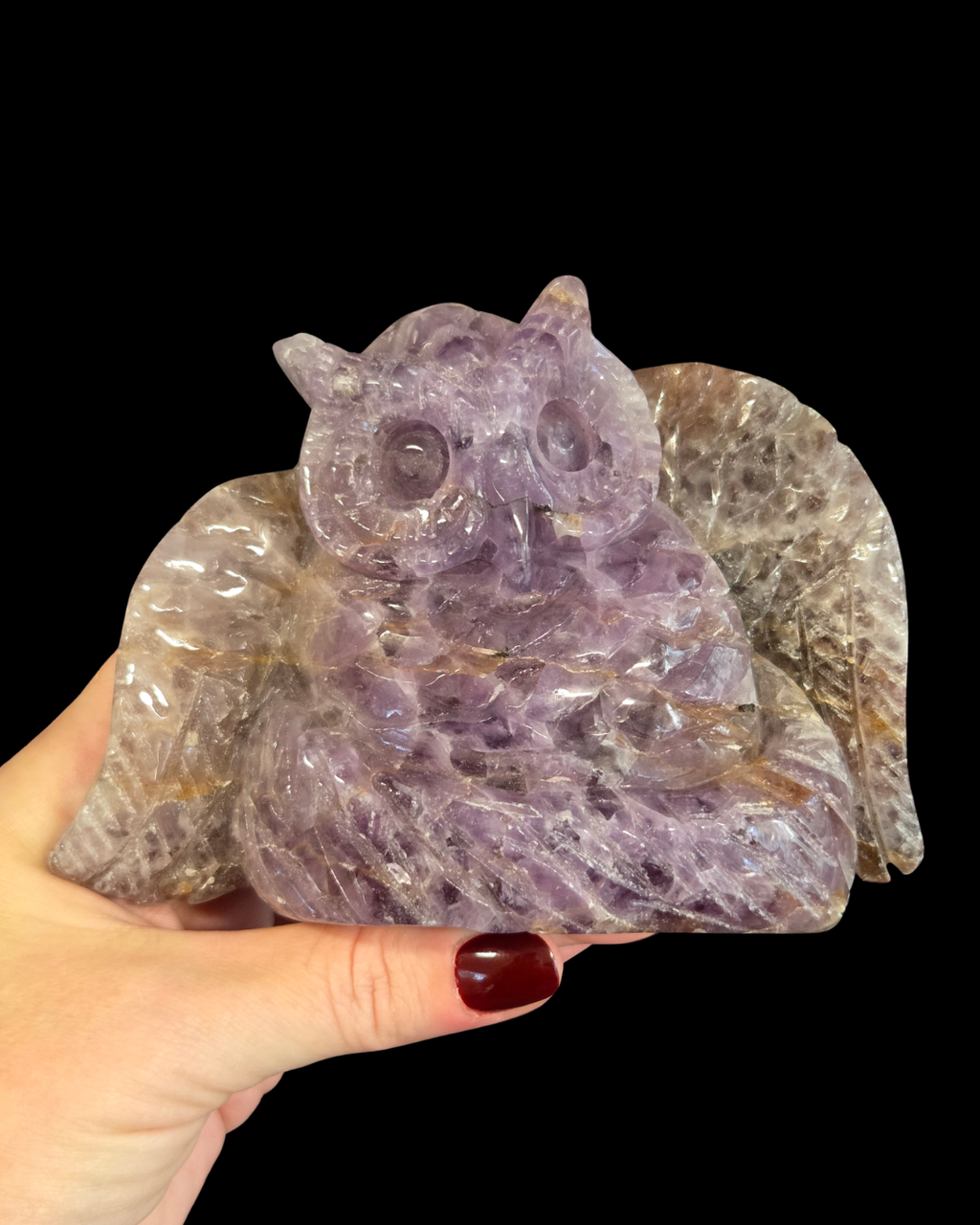 Owl - Mexican Amethyst Agate