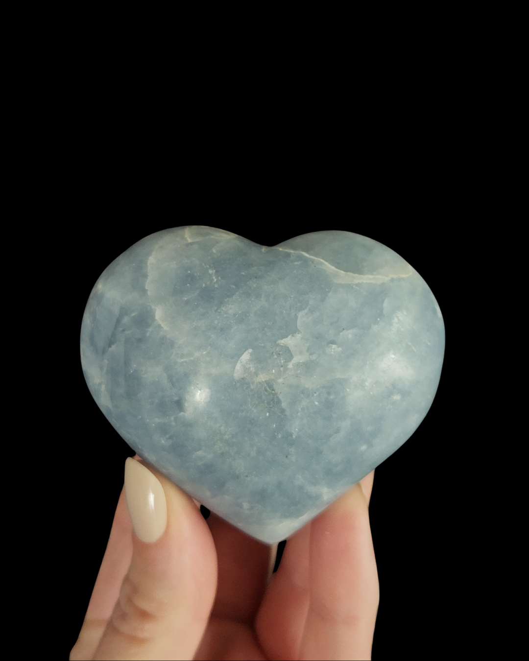 Heart - Blue Celestite