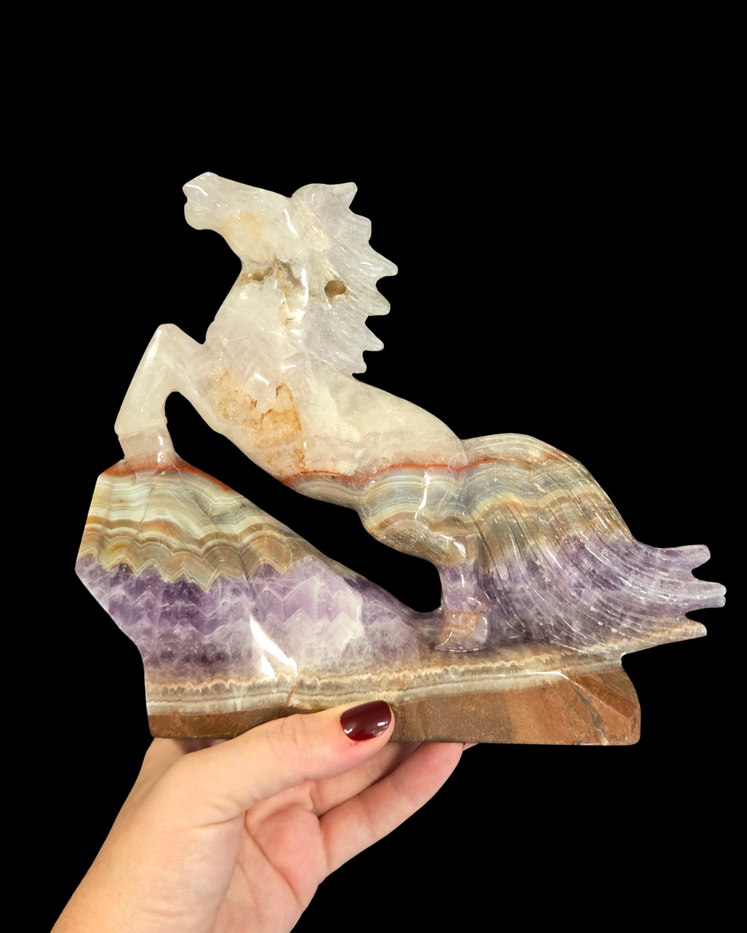 Horse - Mexican Amethyst Agate