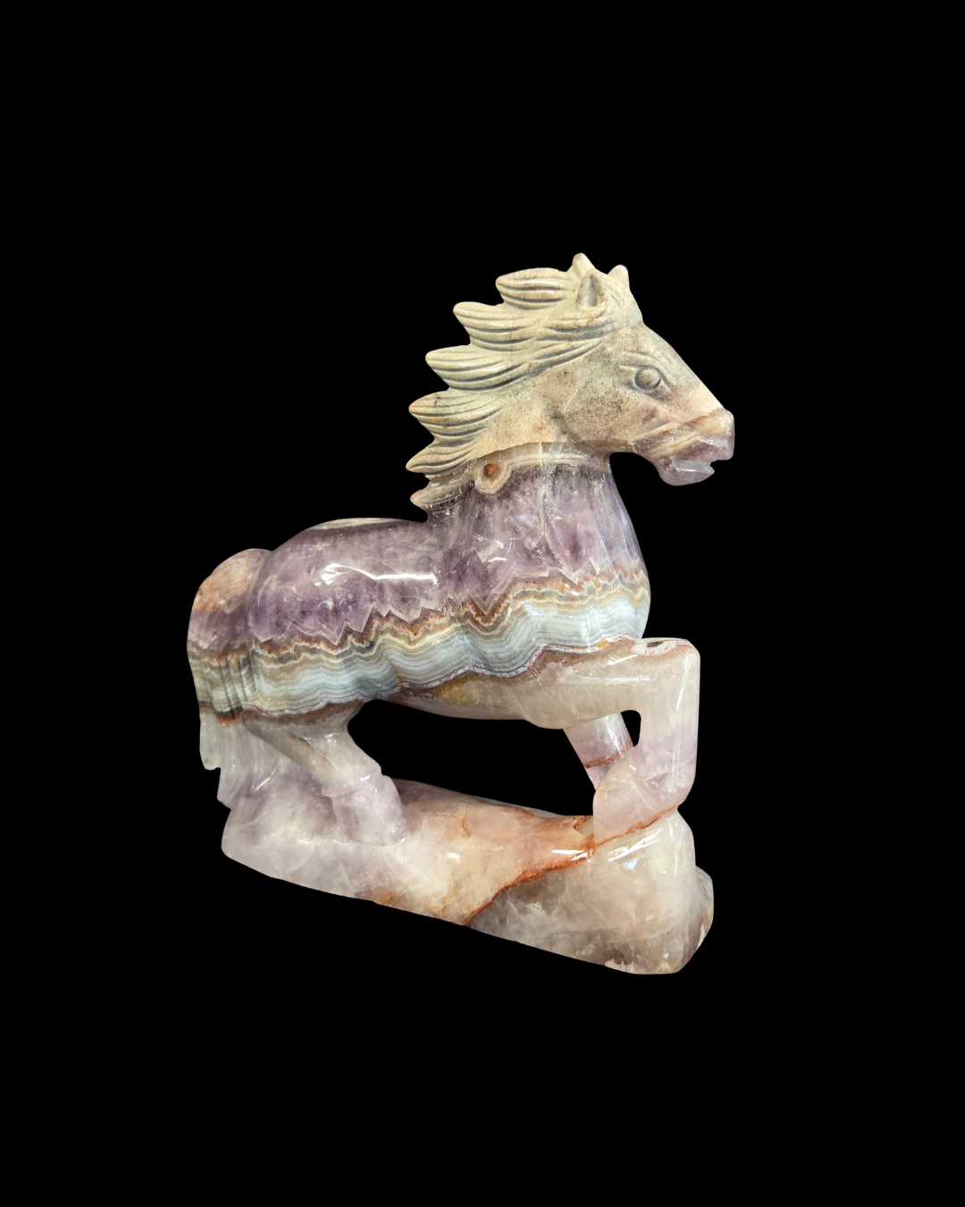 Horse - Mexican Amethyst Agate