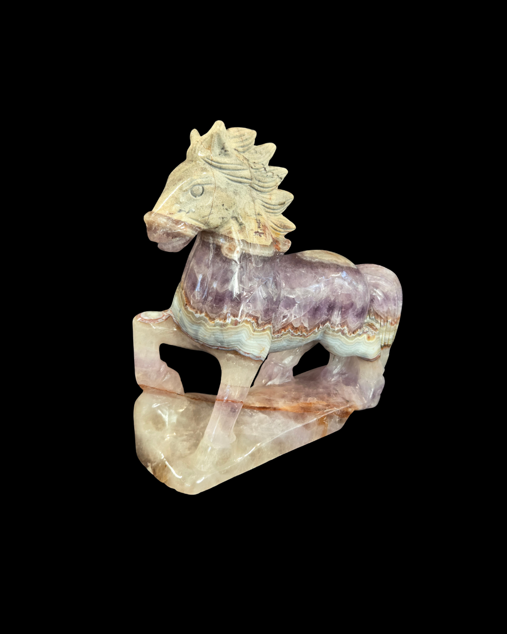 Horse - Mexican Amethyst Agate