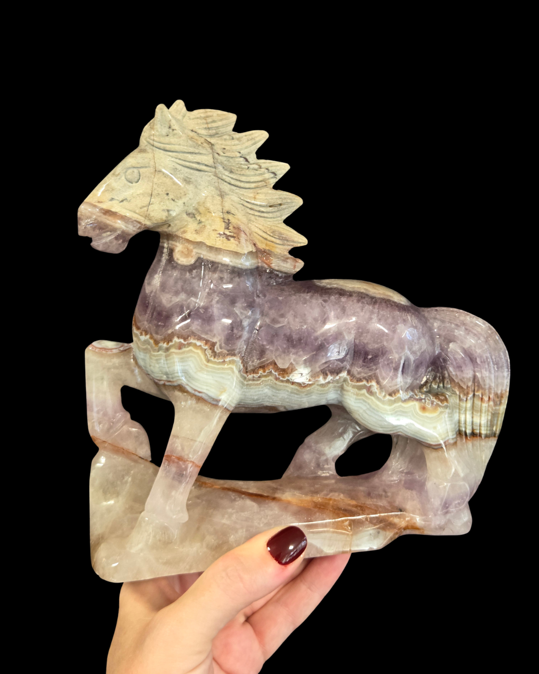 Horse - Mexican Amethyst Agate