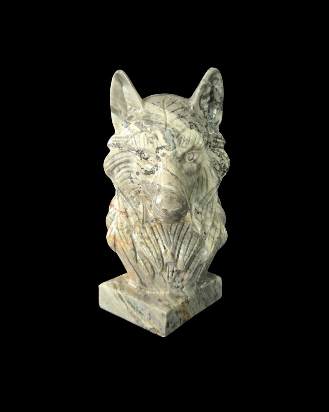 Wolf's Head - Picasso Jasper