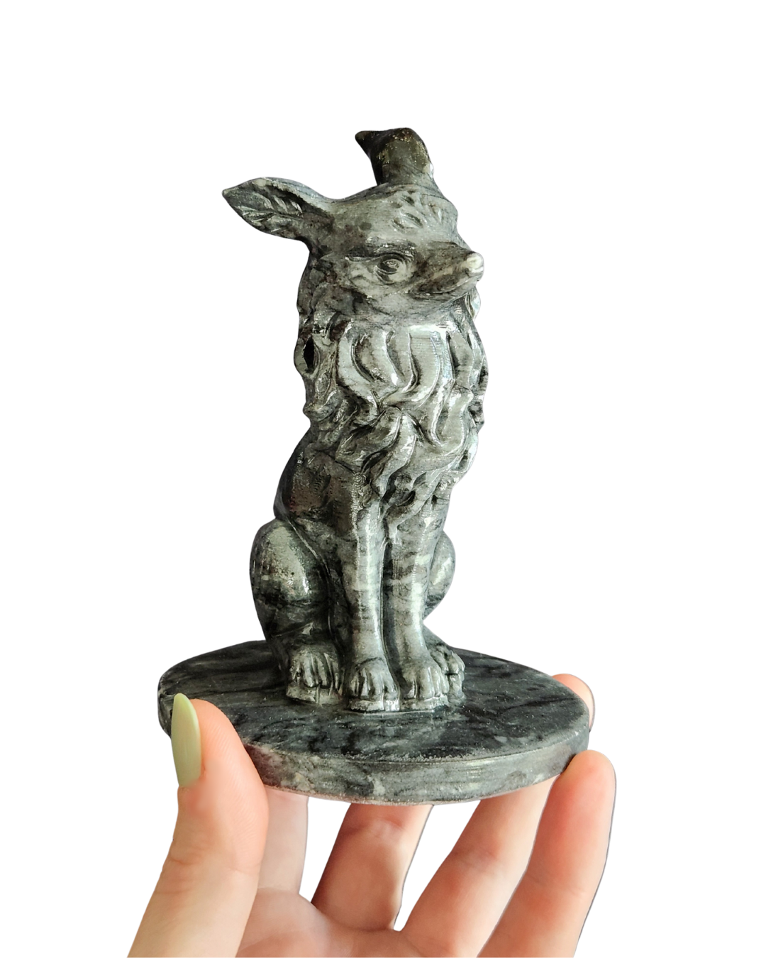 Fox - Dark Grey Jade