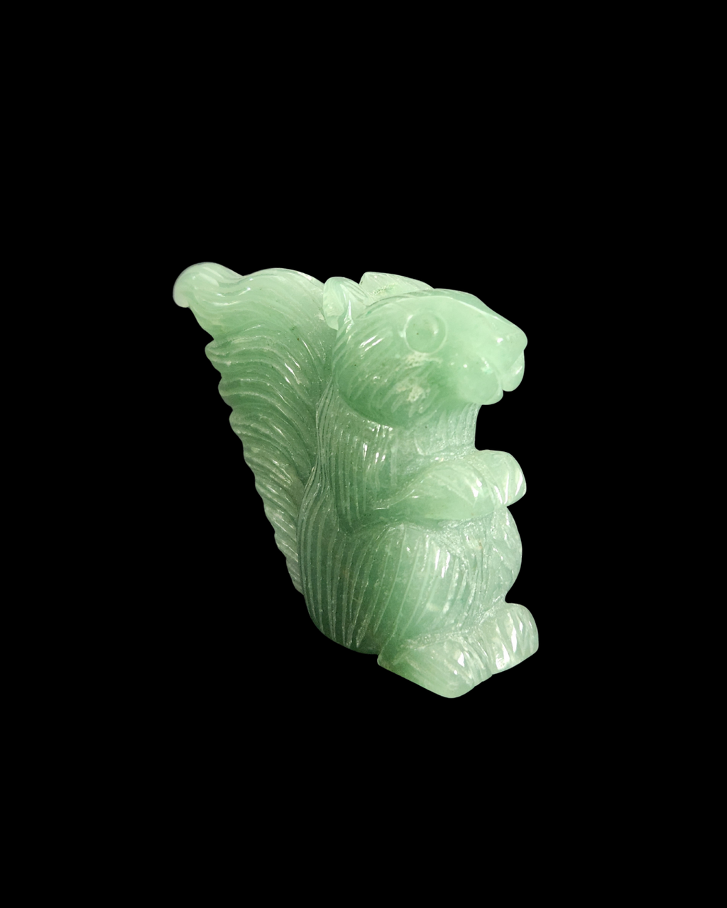 Squirrel - Green Aventurine