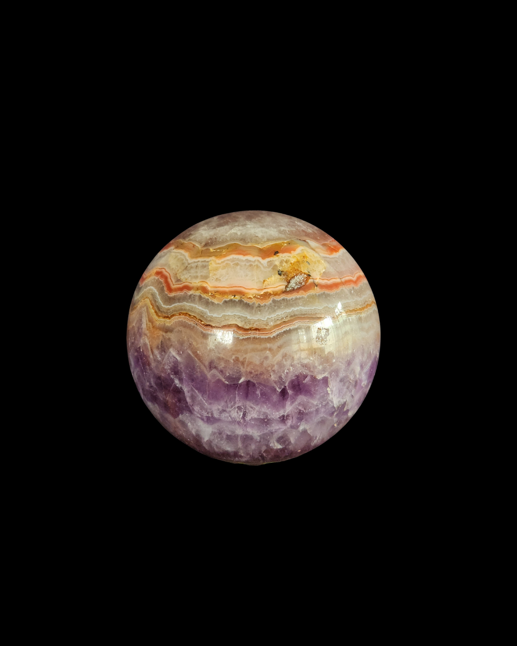 Sphere - Mexican Amethyst Agate