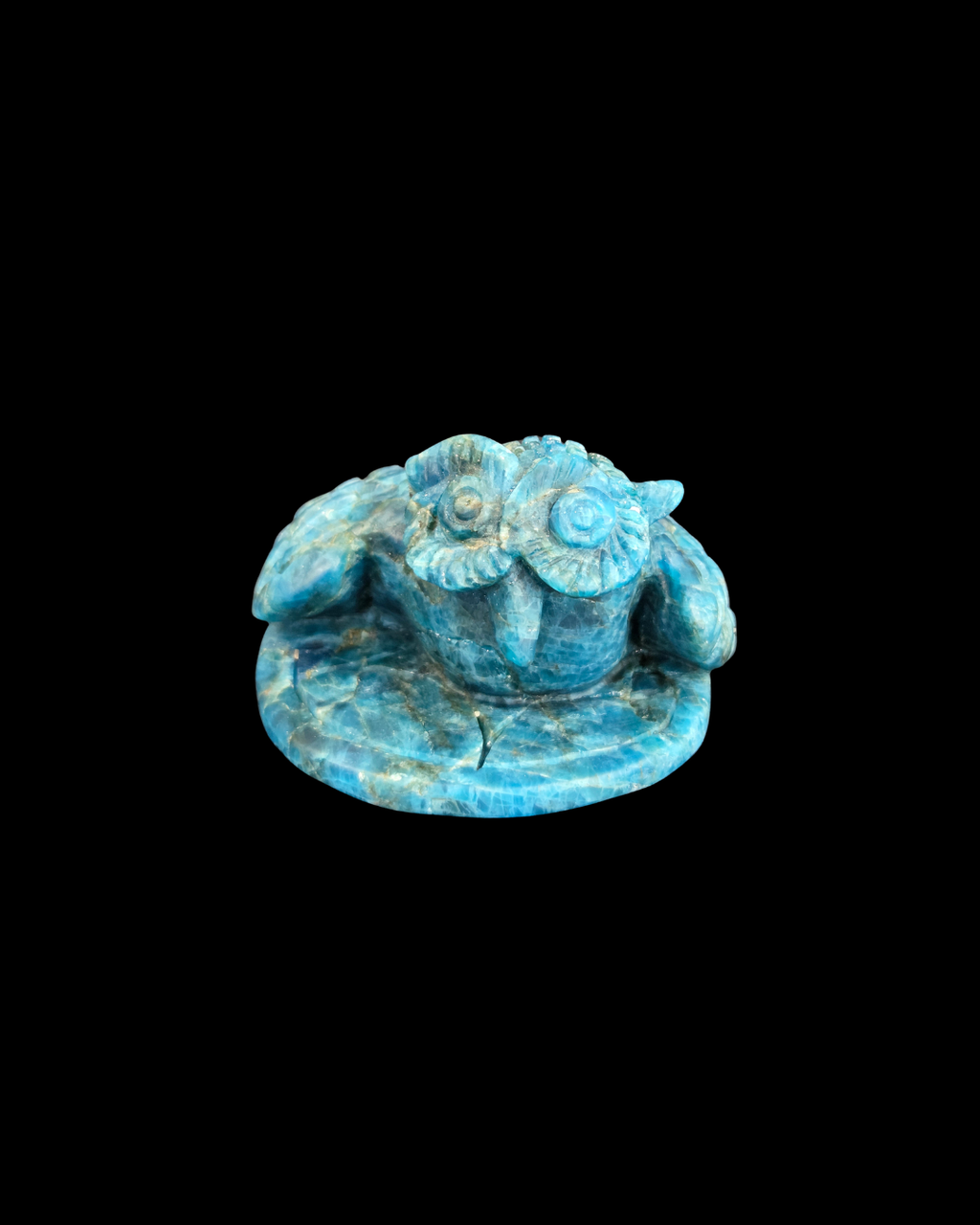 Owl - Blue Apatite