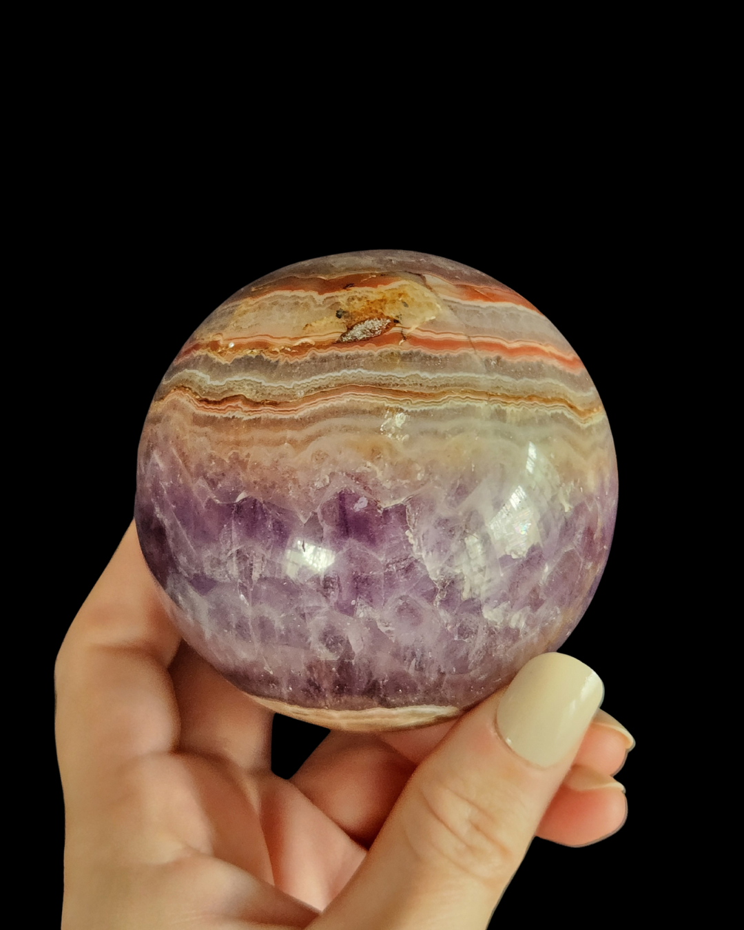 Sphere - Mexican Amethyst Agate