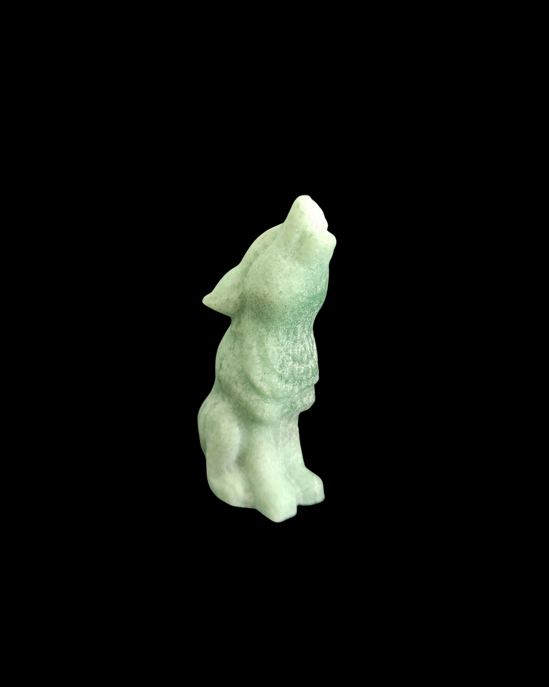 Wolf - Green Aventurine