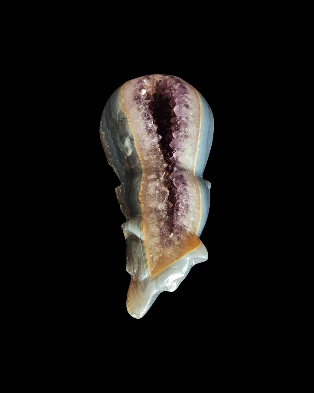 Bear - Amethyst Agate Geode
