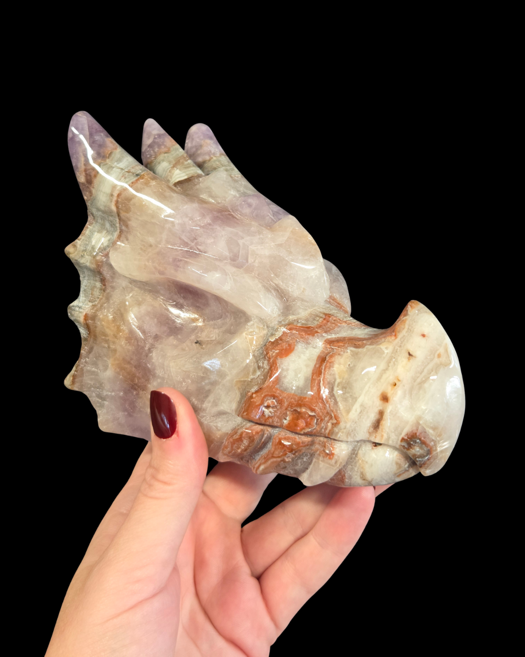 Dragon's Head - Mexican Amethyst Agate