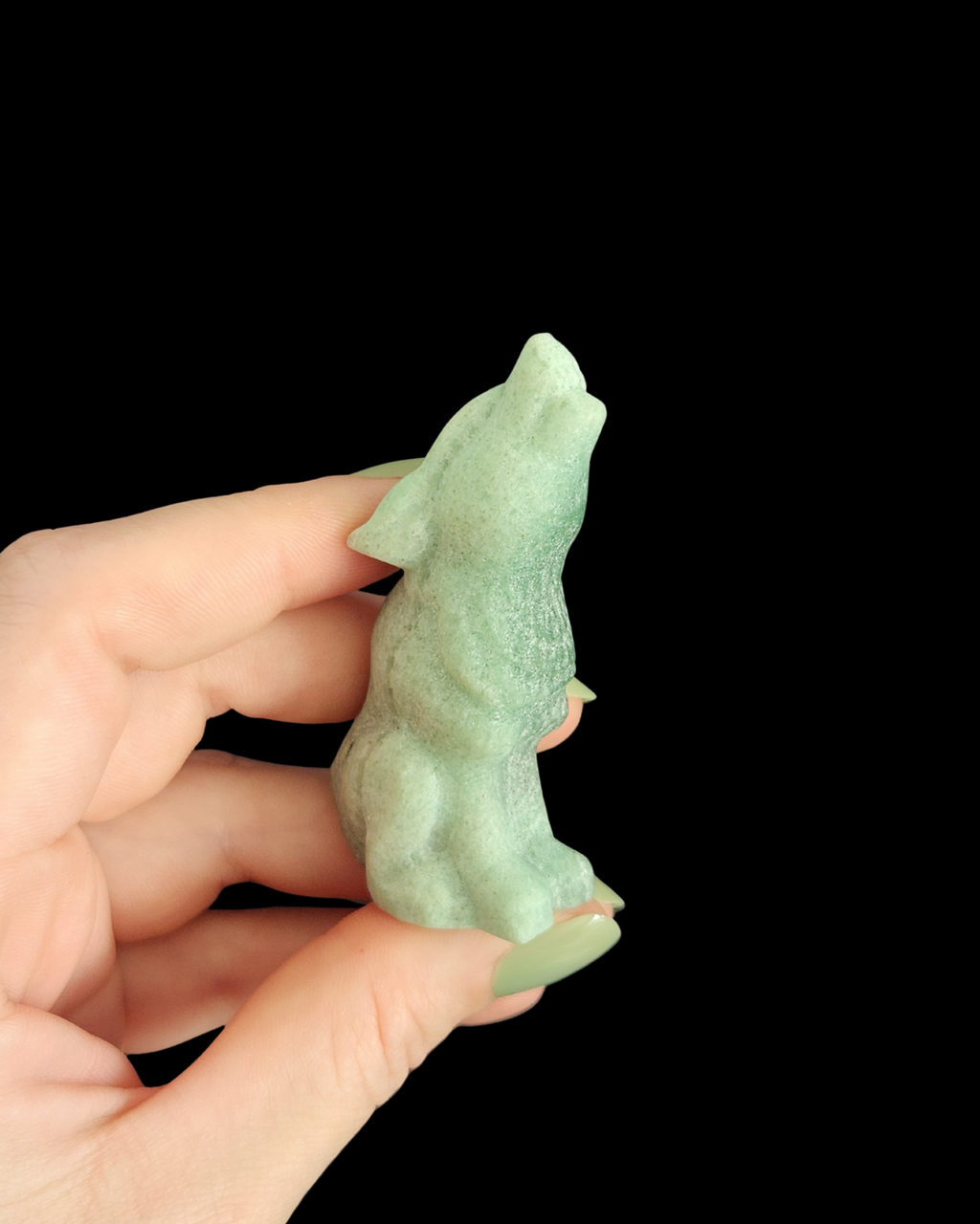 Wolf - Green Aventurine