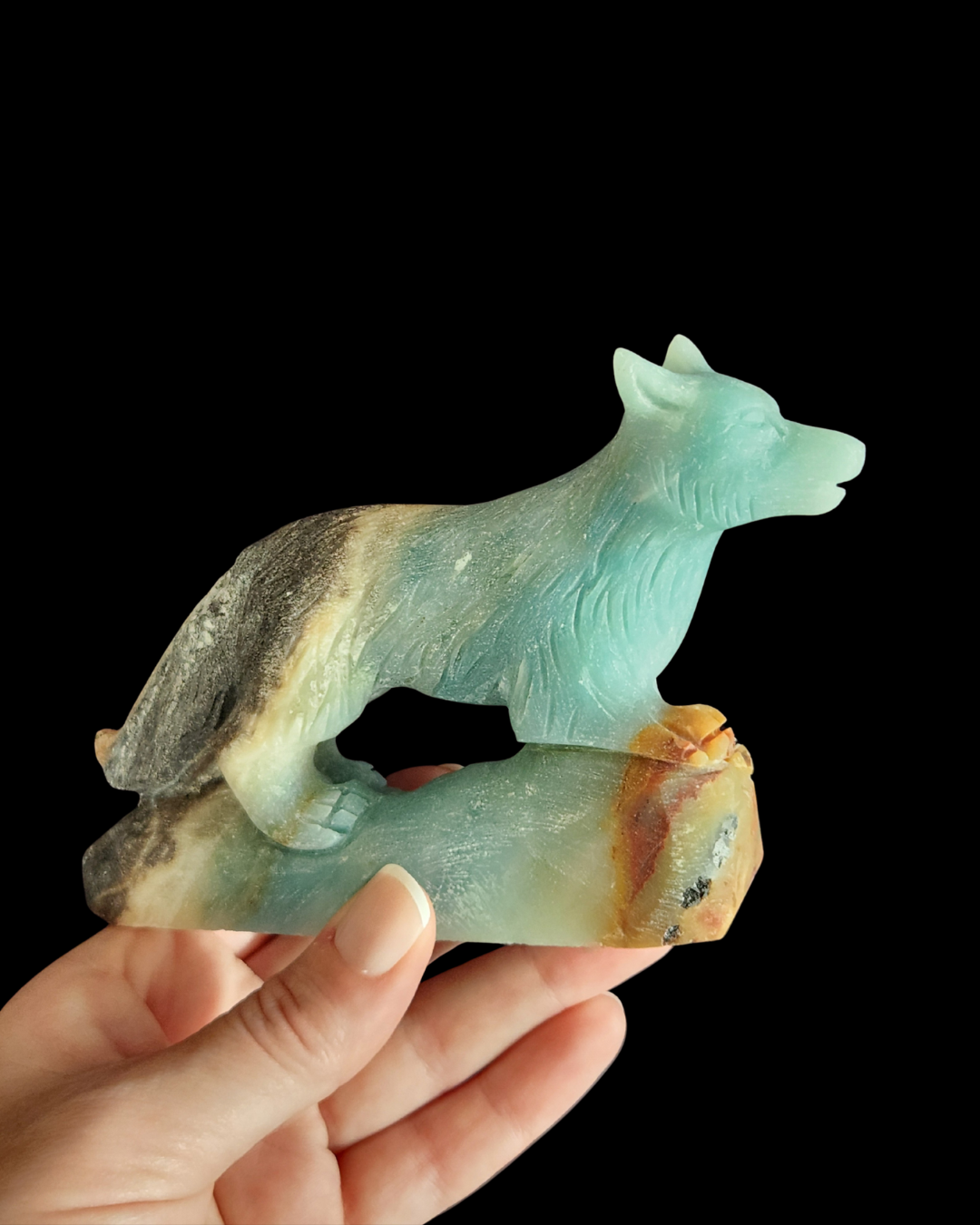 Wolf - Amazonite