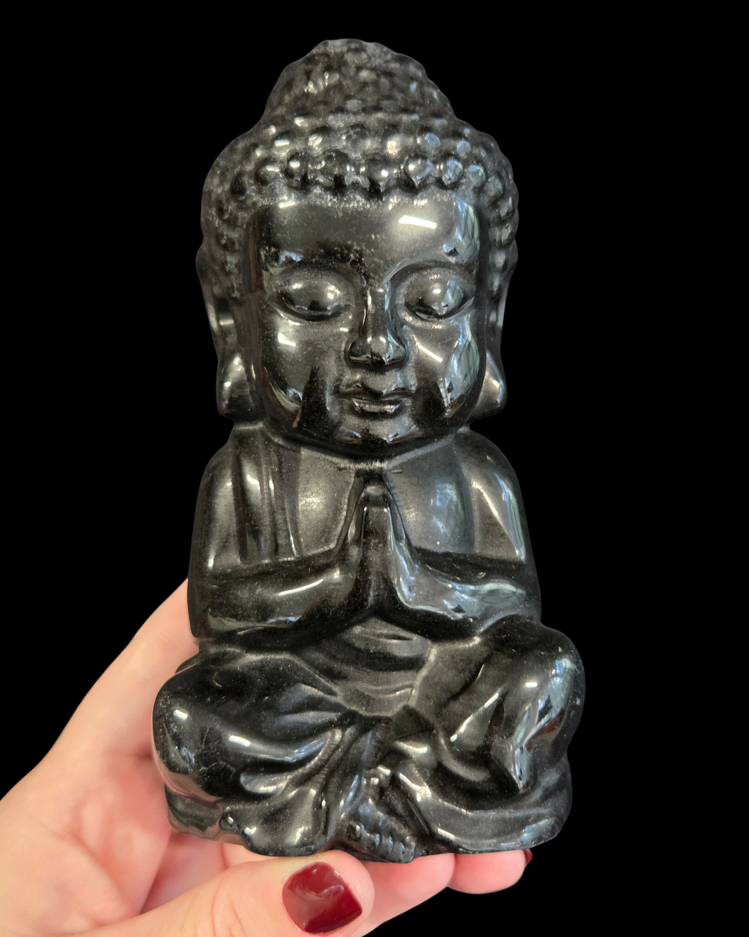 Buddha - Black Obsidian